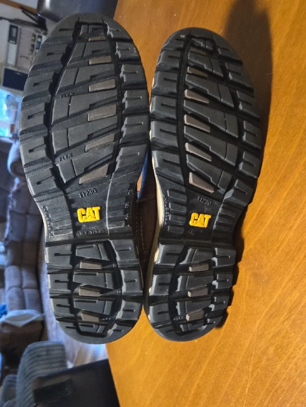 Caterpillar Brown Slip-On Work Boots Size 11.5 *only worn 2x